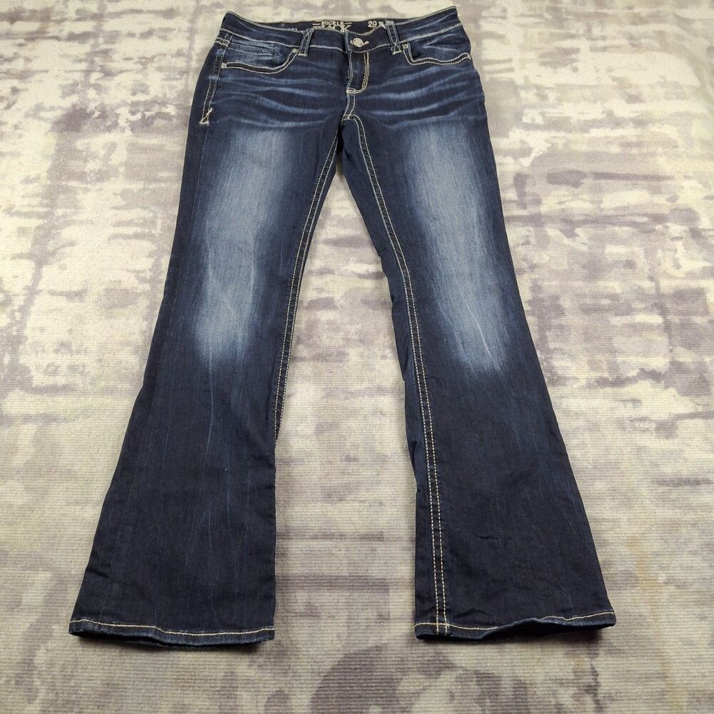 Buckle Black Jeans 53 Womens 29x32 Bootcut Dark Wash Stretch Denim Fit No 53